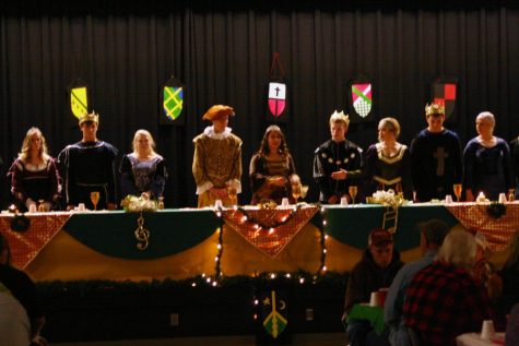 The Madrigal cast performs 