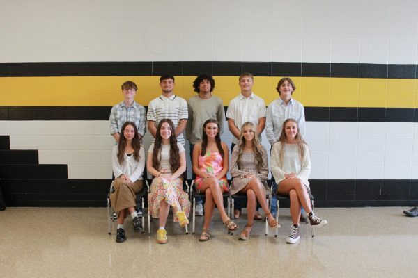 The 2024 Football Hoco Canidates are as follows: Haley Tucker and Ethan Vance, Ava Hovis and Dj Baca, Nina Lewis and Leeandrea Catchings, Hannah Rehkop and Easton Wood, Lexi Rehkop and Donnie Laut. 