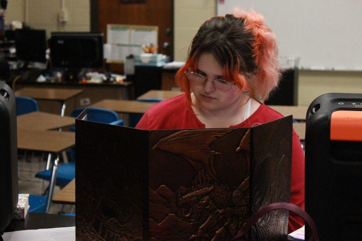 Chevie McCleary (10) performs her role as the Dungeon Master.