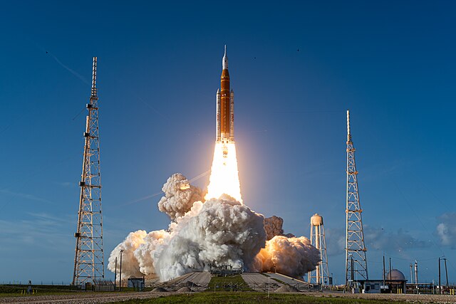 Artemis II rocket launching April 1, 2026. 